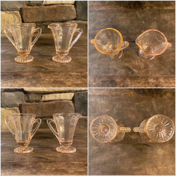 18 Piece Mosser Glass Pink Depression Glass Child’s Jennifer Set, 3 & 14 - Picture 2 of 16